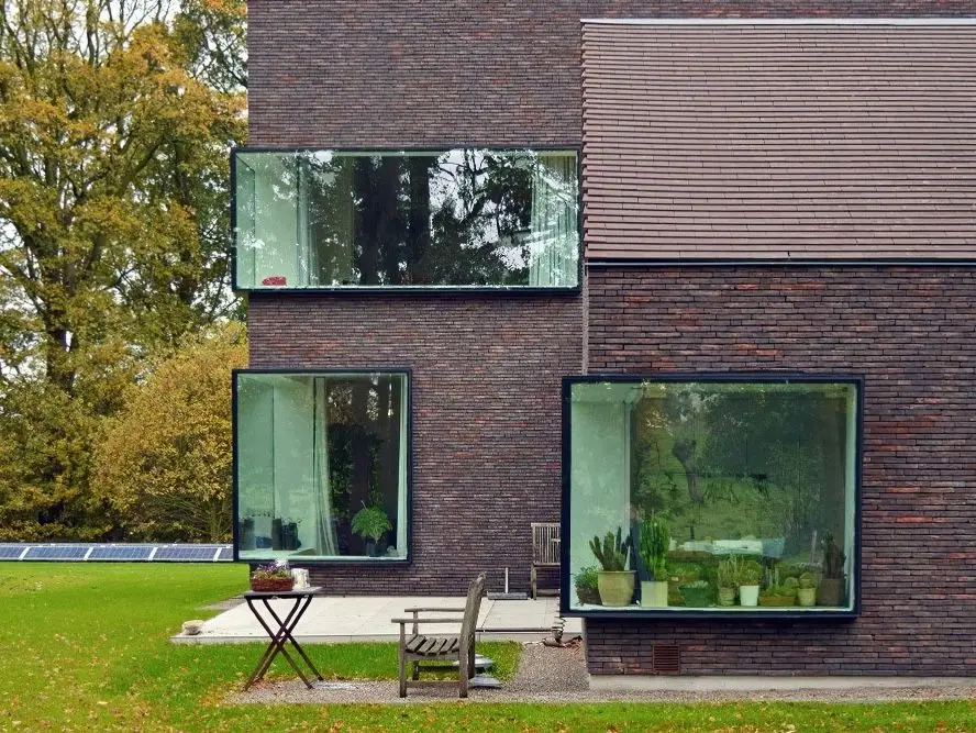 stylish brick house in uk
