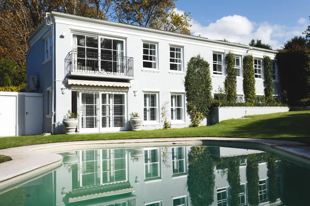 luxury house with pool