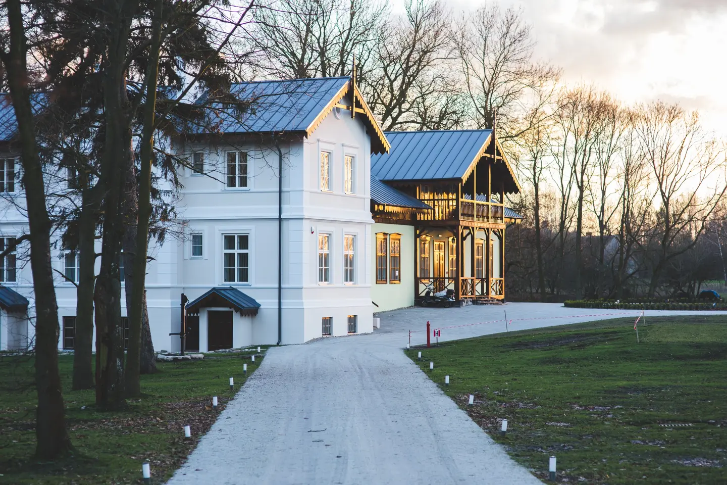 large white house