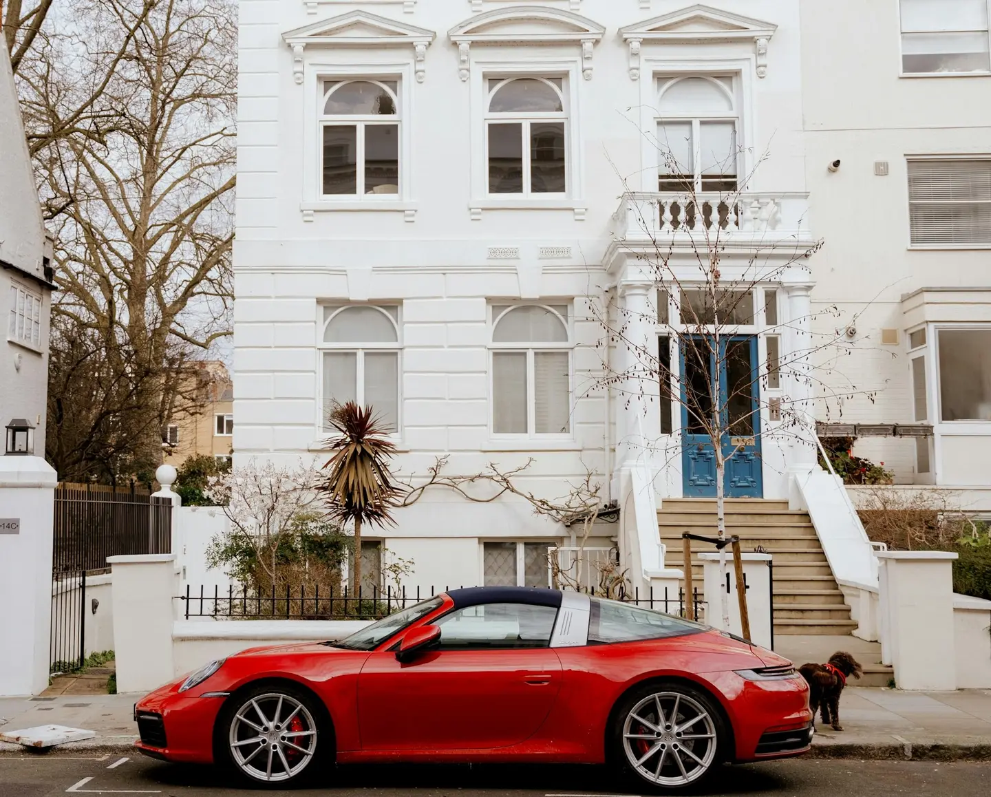 high value home and sports car in london